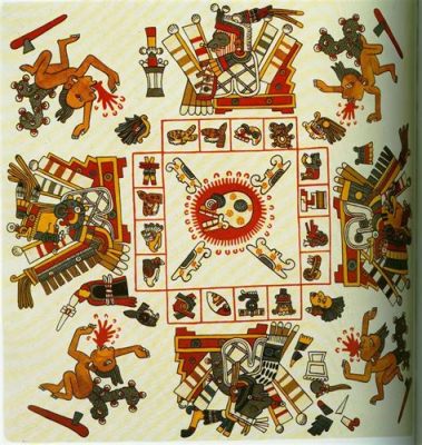 ¿El Codex Borgia: Un Misterioso Testimonio de la Cosmovisión Azteca?